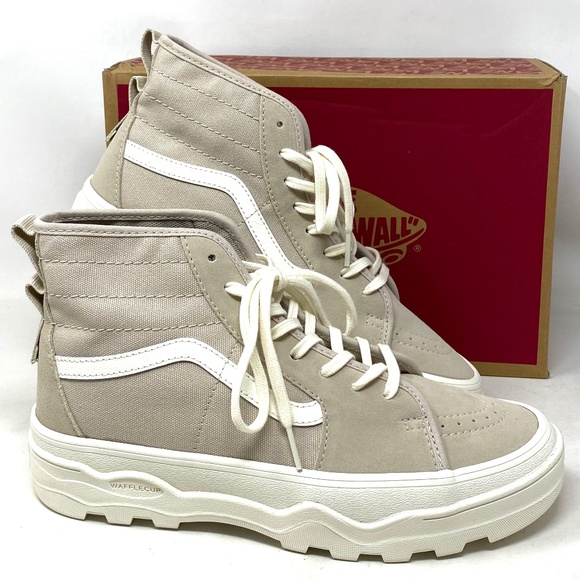 Vans Shoes - VANS Sk8-Hi Sentry WC Shoe French Oak Suede Canvas Sneakers SB Women VN0A4BVWBLL